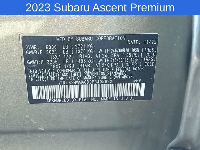 2023 Subaru Ascent Premium