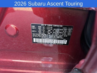 2026 Subaru Ascent Touring