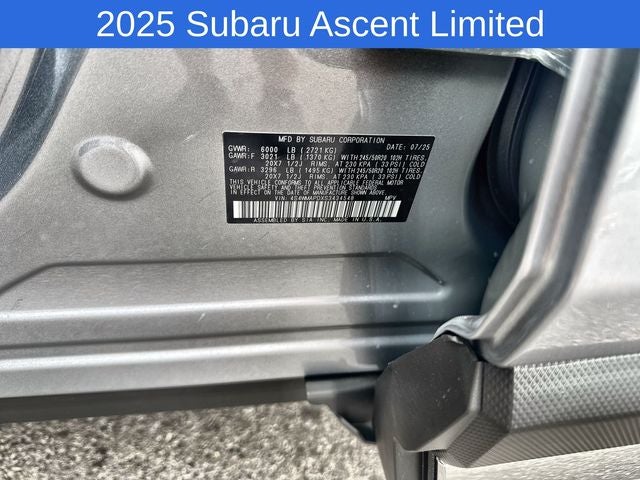 2025 Subaru Ascent Limited