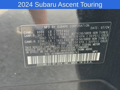 2024 Subaru Ascent Touring