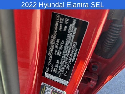 2022 Hyundai Elantra SEL