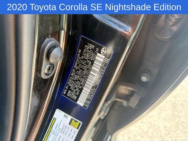 2020 Toyota Corolla SE Nightshade