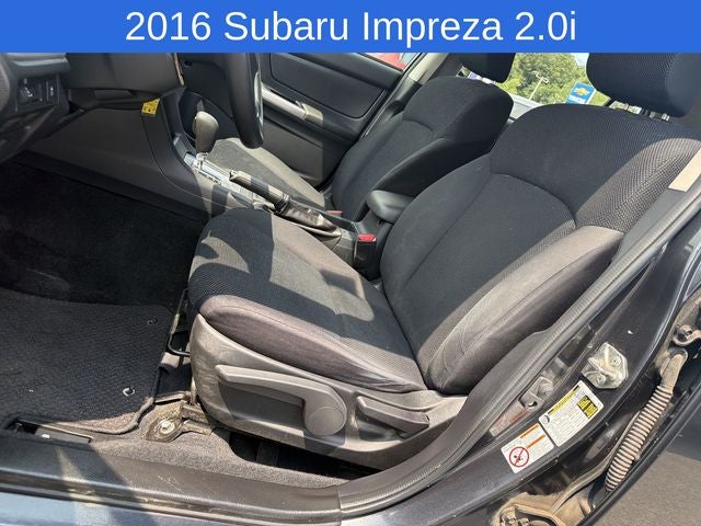 2016 Subaru Impreza 2.0i