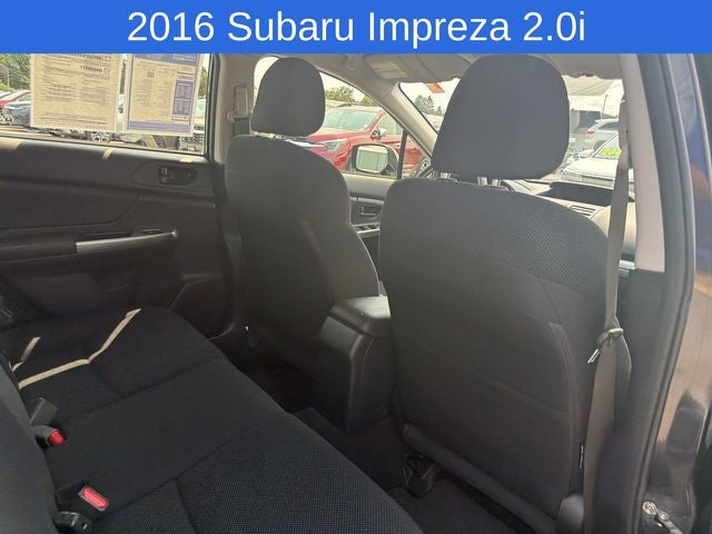 2016 Subaru Impreza 2.0i