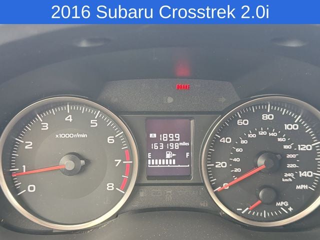 2016 Subaru Crosstrek 2.0i