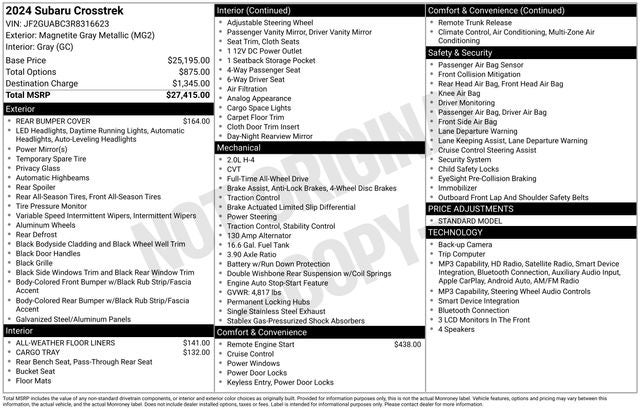 2024 Subaru Crosstrek Base