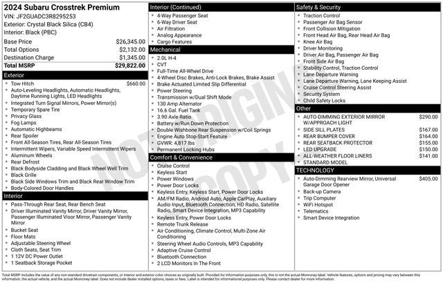 2024 Subaru Crosstrek Premium