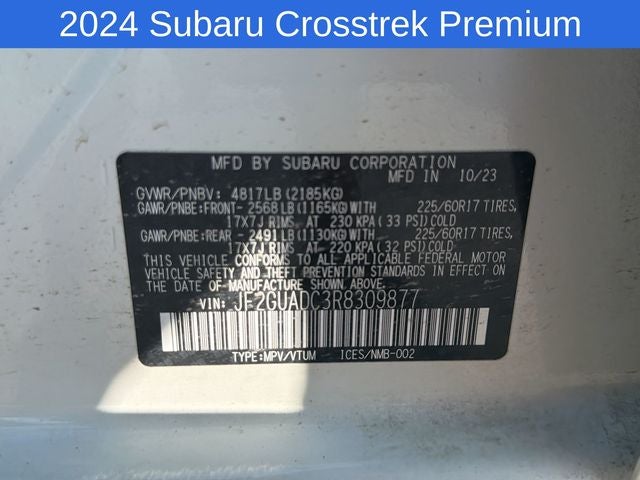 2024 Subaru Crosstrek Premium