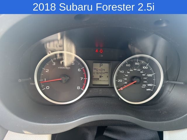 2018 Subaru Forester 2.5i