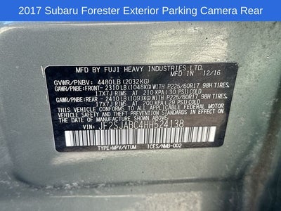 2017 Subaru Forester 2.5i