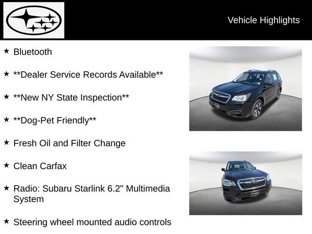 2018 Subaru Forester 2.5i