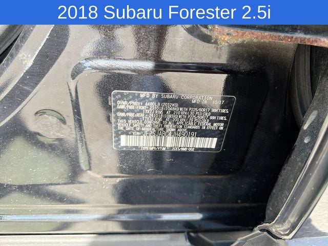 2018 Subaru Forester 2.5i
