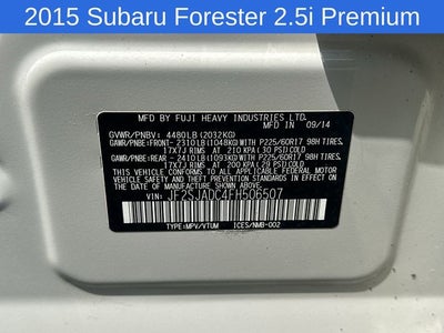 2015 Subaru Forester 2.5i Premium