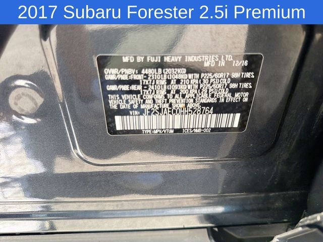 2017 Subaru Forester 2.5i Premium