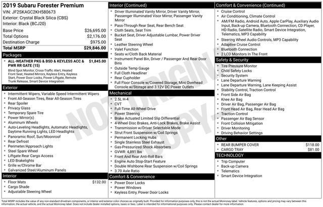 2019 Subaru Forester Premium