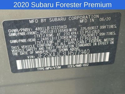 2020 Subaru Forester Premium