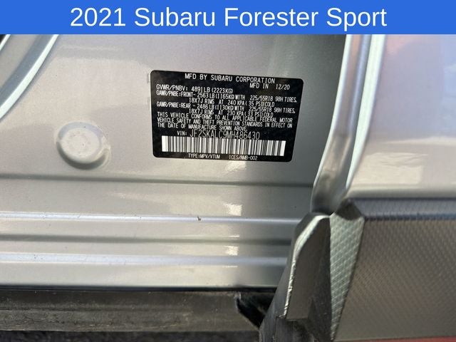 2021 Subaru Forester Sport