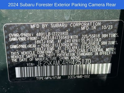 2024 Subaru Forester Touring