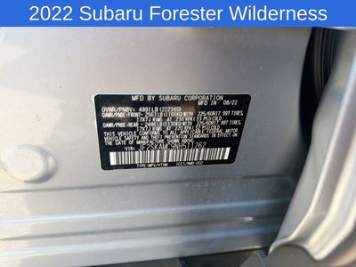 2022 Subaru Forester Wilderness