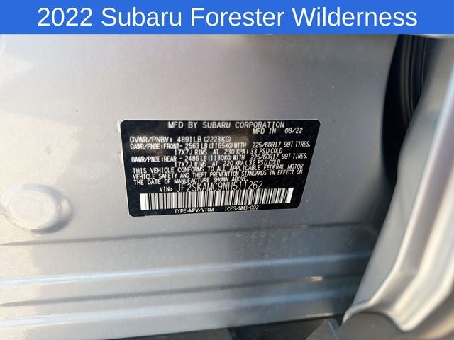 2022 Subaru Forester Wilderness