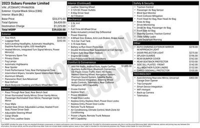 2023 Subaru Forester Limited