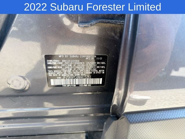2022 Subaru Forester Limited