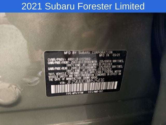 2021 Subaru Forester Limited