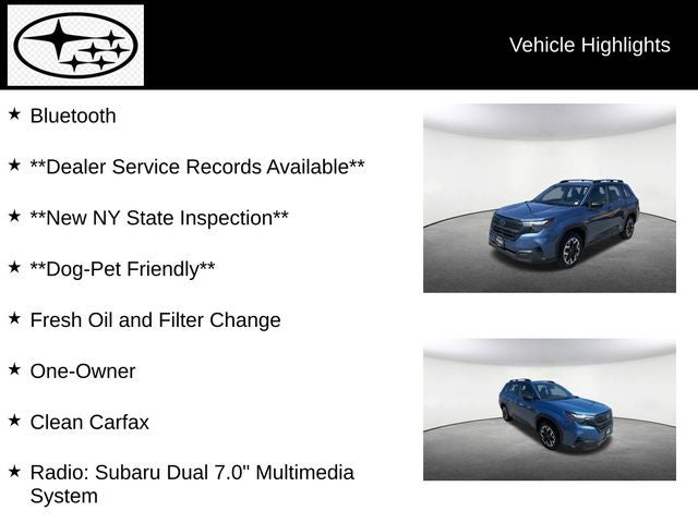 2025 Subaru Forester Base