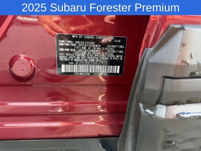 2025 Subaru Forester Premium