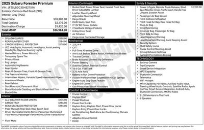 2025 Subaru Forester Premium
