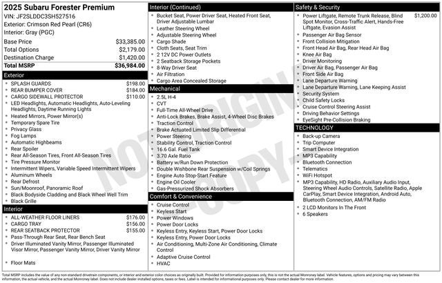 2025 Subaru Forester Premium