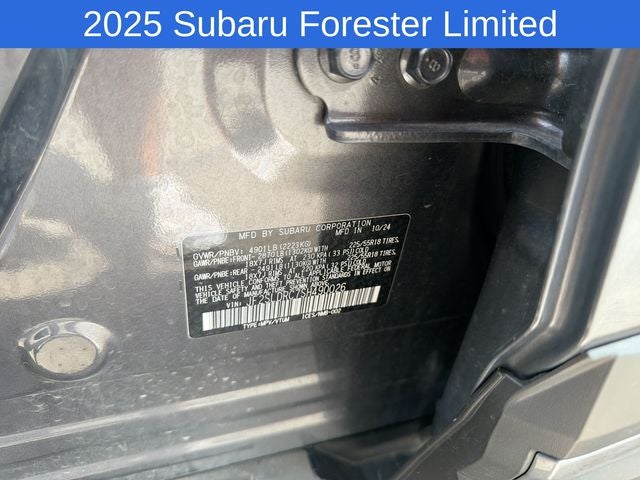 2025 Subaru Forester Limited