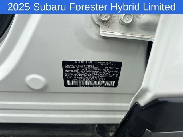 2025 Subaru Forester Hybrid Limited