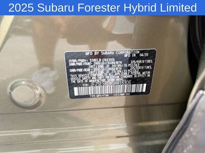 2025 Subaru Forester Hybrid Limited