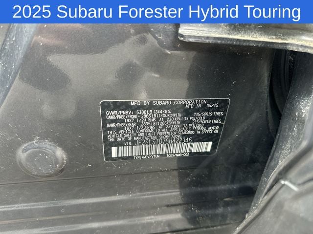 2025 Subaru Forester Hybrid Touring