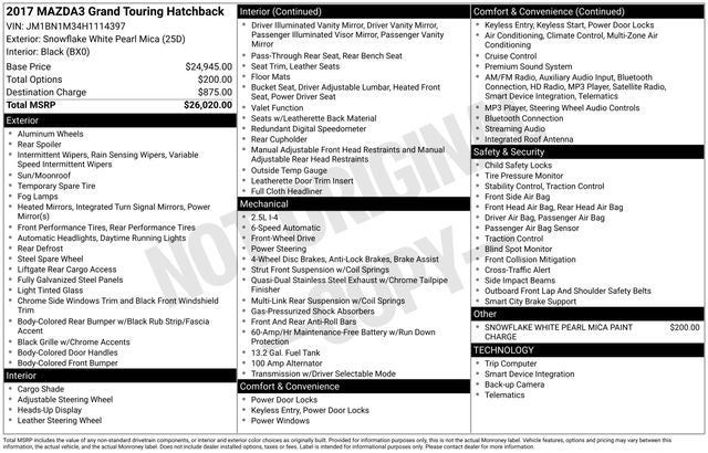 2017 Mazda Mazda3 Grand Touring