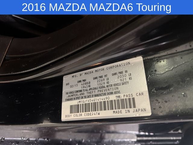 2016 Mazda Mazda6 i Touring