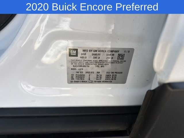 2020 Buick Encore Preferred