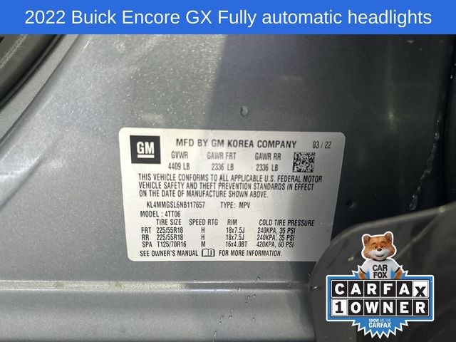 2022 Buick Encore GX Essence