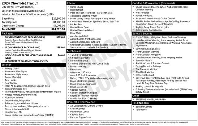 2024 Chevrolet Trax LT