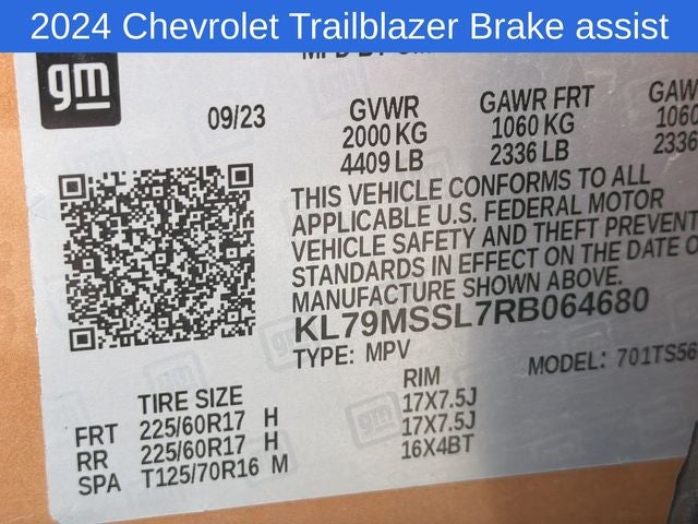 2024 Chevrolet TrailBlazer ACTIV