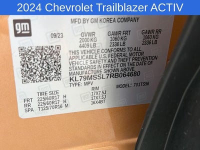 2024 Chevrolet TrailBlazer ACTIV
