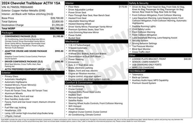 2024 Chevrolet TrailBlazer ACTIV