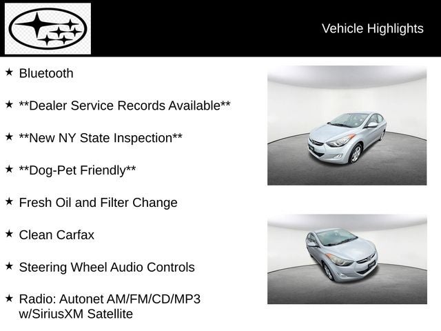 2013 Hyundai Elantra GLS