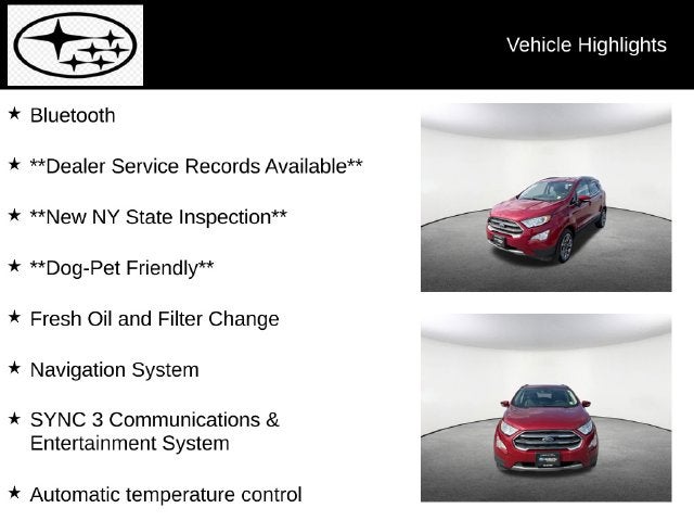 2020 Ford EcoSport Titanium