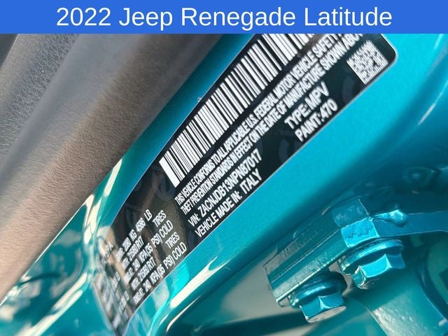 2022 Jeep Renegade Latitude