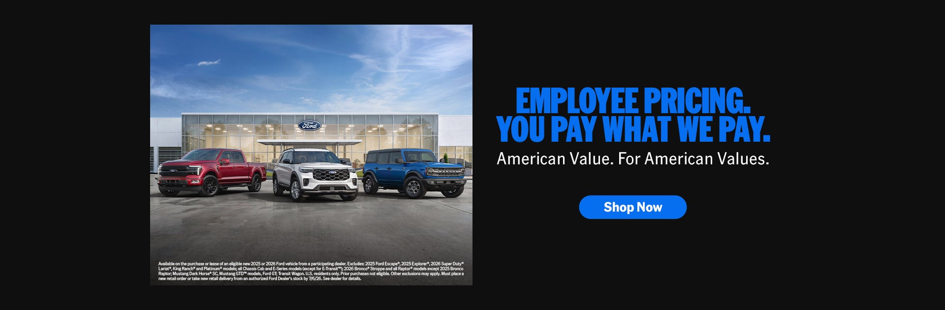 Employee Pricing