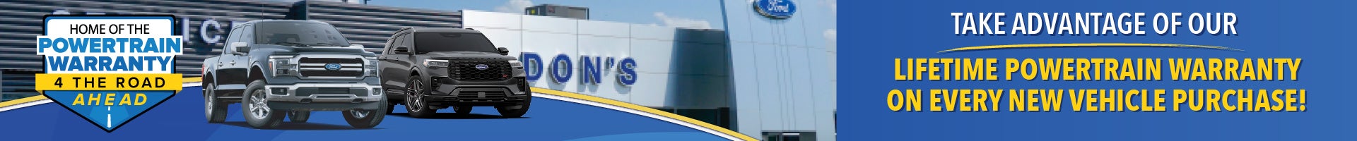 Lifetime Powertain Warranty